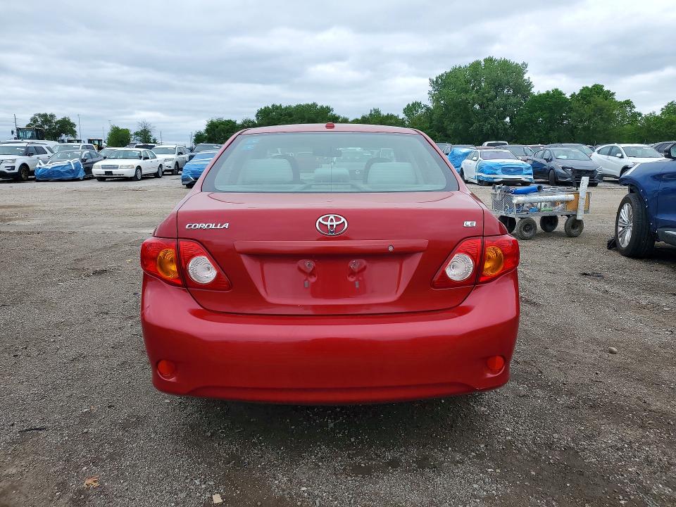 2009 Toyota Corolla VIN JTDBL40E69J003124 COPART salvage auction — FRONT END, Ia - Salvage W/Salvage History, sold $1,000 on 2026-07-17 (photo 6)