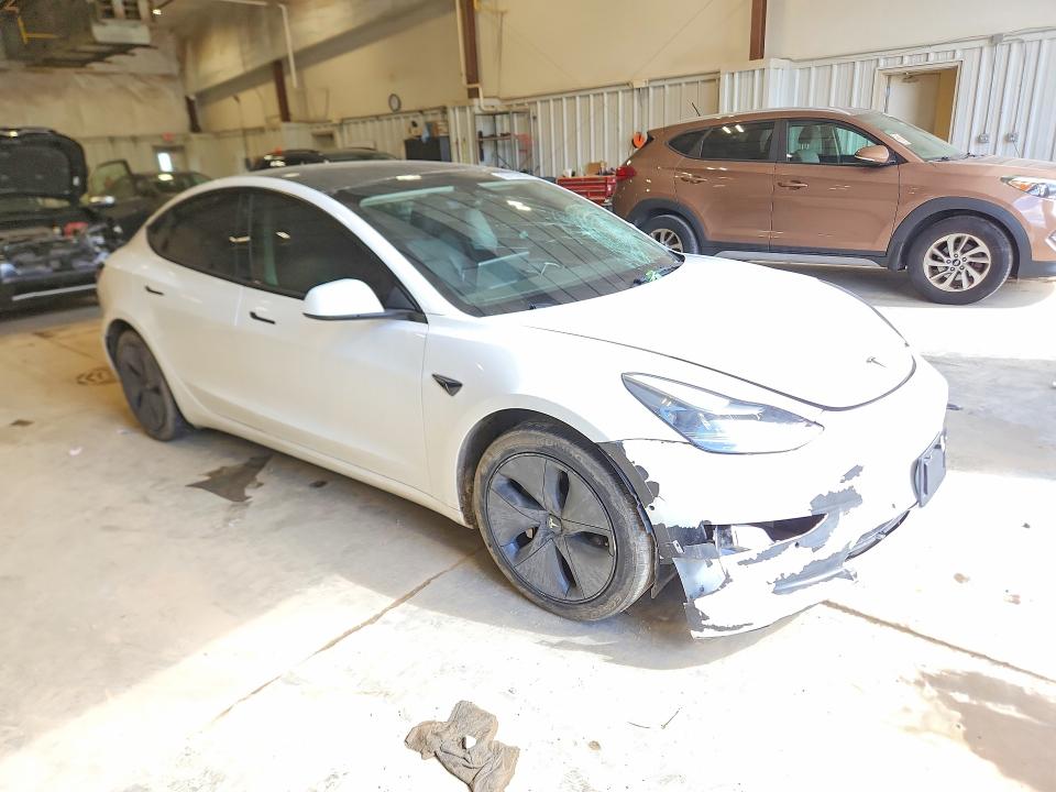 2023 Tesla VIN 5YJ3E1EA1PF435160 COPART salvage auction — FRONT END, Wv - Certificate Of Title, sold $9,800 on 2026-07-02 (photo 4)