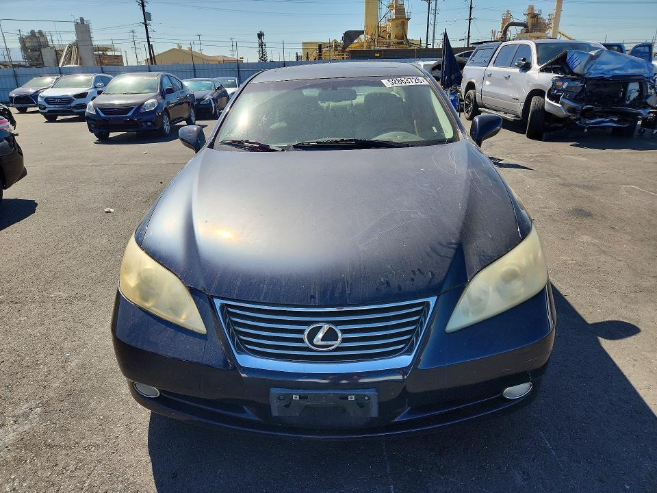 2009 Lexus ES VIN JTHBJ46G592307634 COPART salvage auction — VANDALISM, Ca - Salvage Certificate, sold $400 on 2026-07-13 (photo 5)