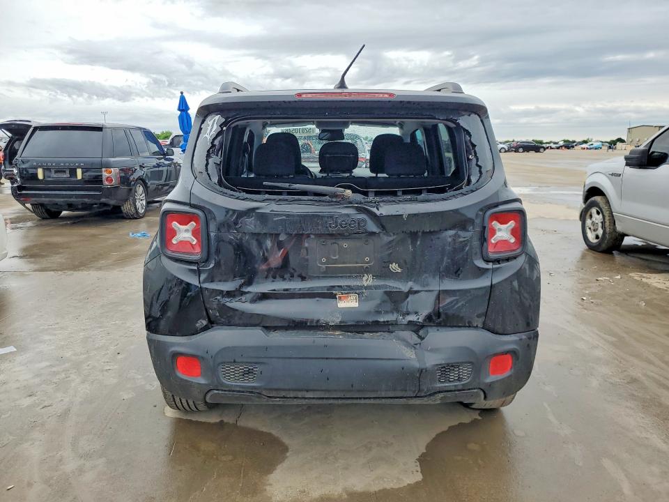 2017 Jeep Renegade VIN ZACCJBBB6HPG57377 COPART salvage auction — REAR END, Tx - Salvage Vehicle Title, sold $1,750 on 2026-07-02 (photo 6)