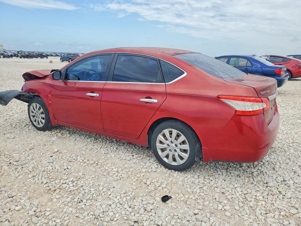 2014 Nissan Sentra VIN 3N1AB7AP8EY304129 COPART salvage auction — FRONT END, Tx - Salvage Vehicle Title, sold $450 on 2026-07-09 (photo 2)