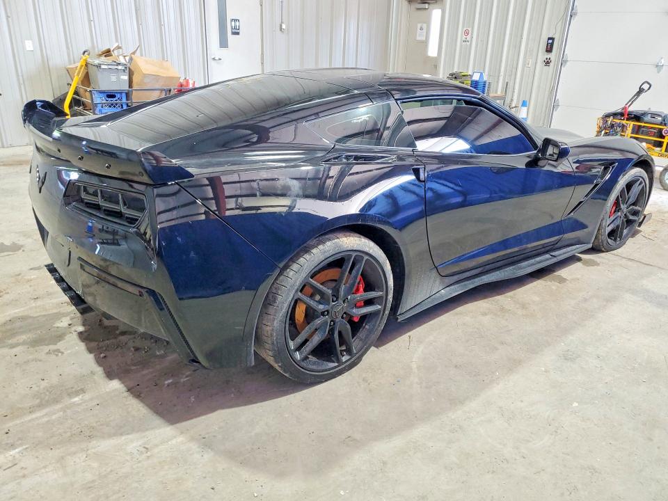 2014 Chevrolet Corvette VIN 1G1YG2D70E5125536 COPART salvage auction — MECHANICAL, Wv - Certificate Of Title, sold $31,500 on 2026-07-30 (photo 3)