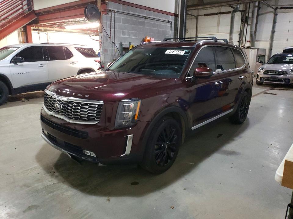 2021 Kia Telluride VIN 5XYP54HCXMG129479 COPART salvage auction — MINOR DENT/SCRATCHES, AK - CERTIFICATE OF VEHICLE TITLE, sold $19,400 on 2026-07-14 (photo 1)
