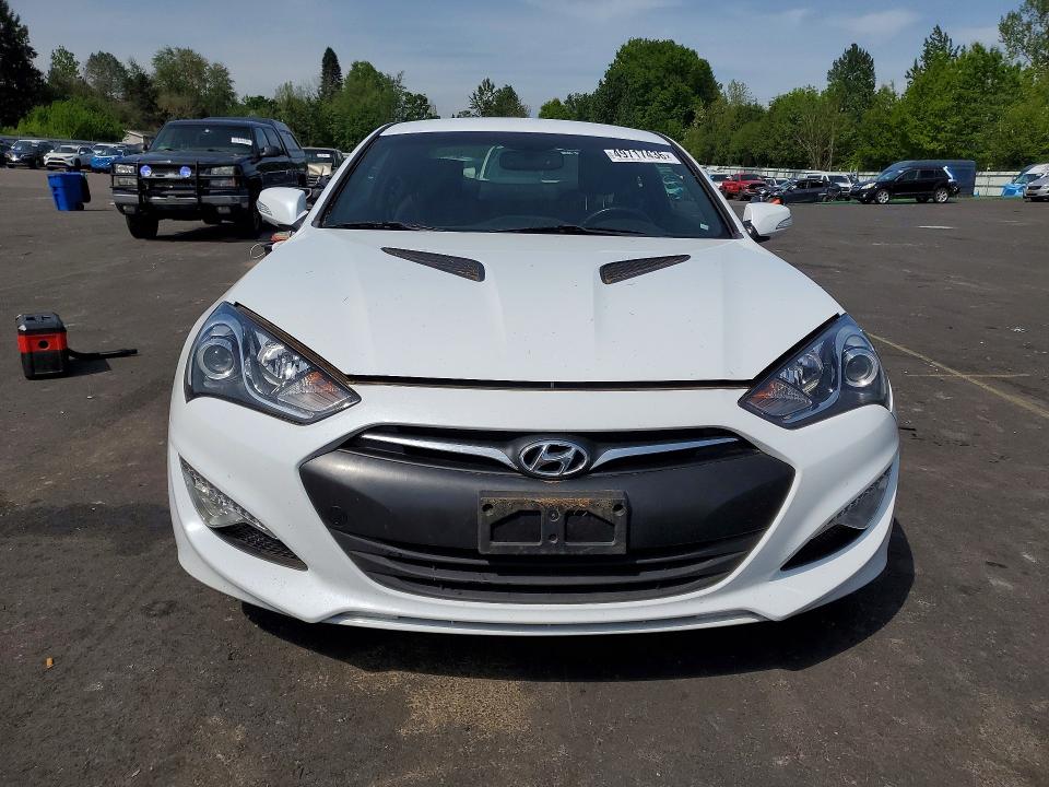 2015 Hyundai Genesis VIN KMHHU6KJ1FU123657 COPART salvage auction — SIDE, Or - Lien Papers Salvage, sold $400 on 2026-07-29 (photo 5)