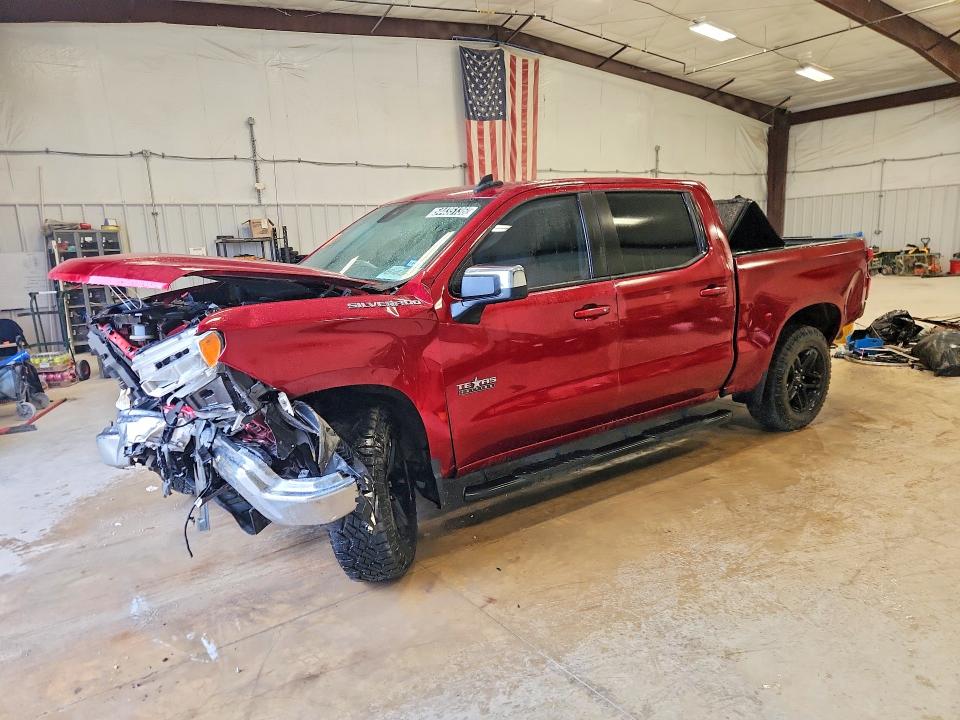 2022 Chevrolet Silverado 1500 VIN 3GCPACEK0NG610703 COPART salvage auction — FRONT END, Tx - Certificate Of Title, sold $3,800 on 2026-07-09 (photo 1)