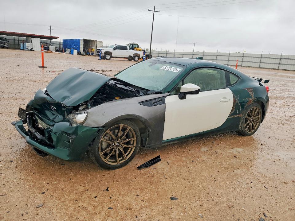 2020 Toyota Gt86 VIN JF1ZNAE17L8750619 COPART salvage auction — FRONT END, Tx - Salvage Vehicle Title, sold $3,900 on 2026-07-08 (photo 1)