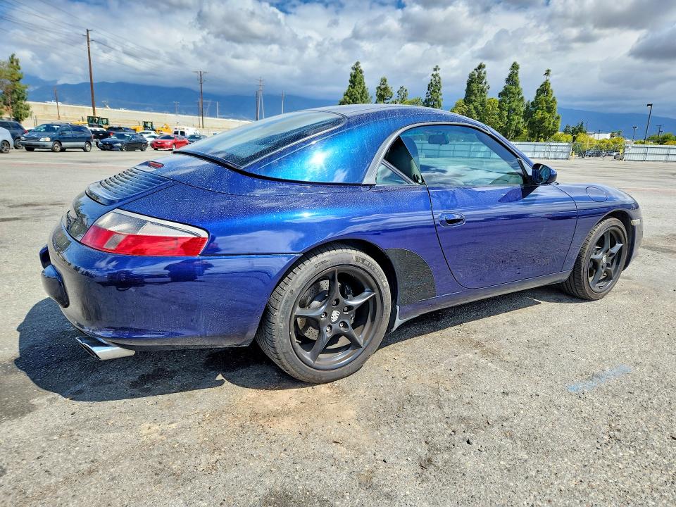 2003 Porsche 911 VIN WP0CA29913S652769 COPART salvage auction — REAR END, Ca - Salvage Certificate, sold $8,900 on 2026-07-30 (photo 3)