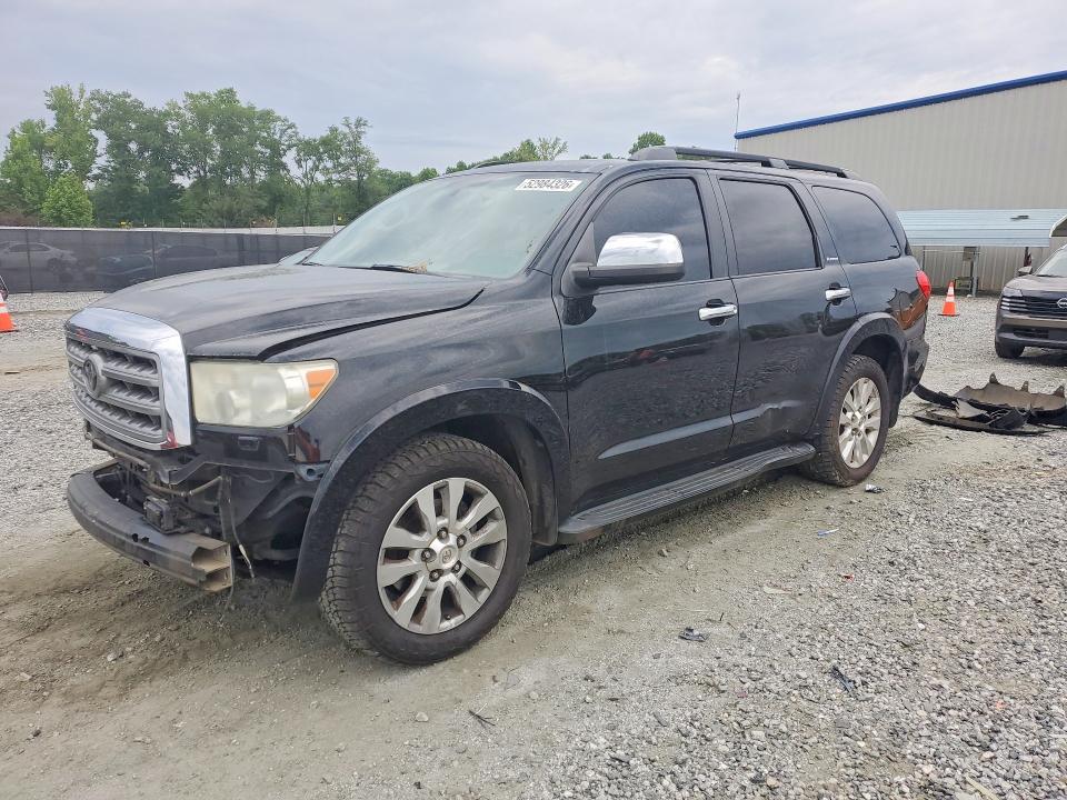 2011 Toyota Sequoia VIN 5TDDW5G19BS050780 COPART salvage auction — FRONT END, Sc - Cert Of Title-Salvage, sold $4,400 on 2026-07-06 (photo 1)