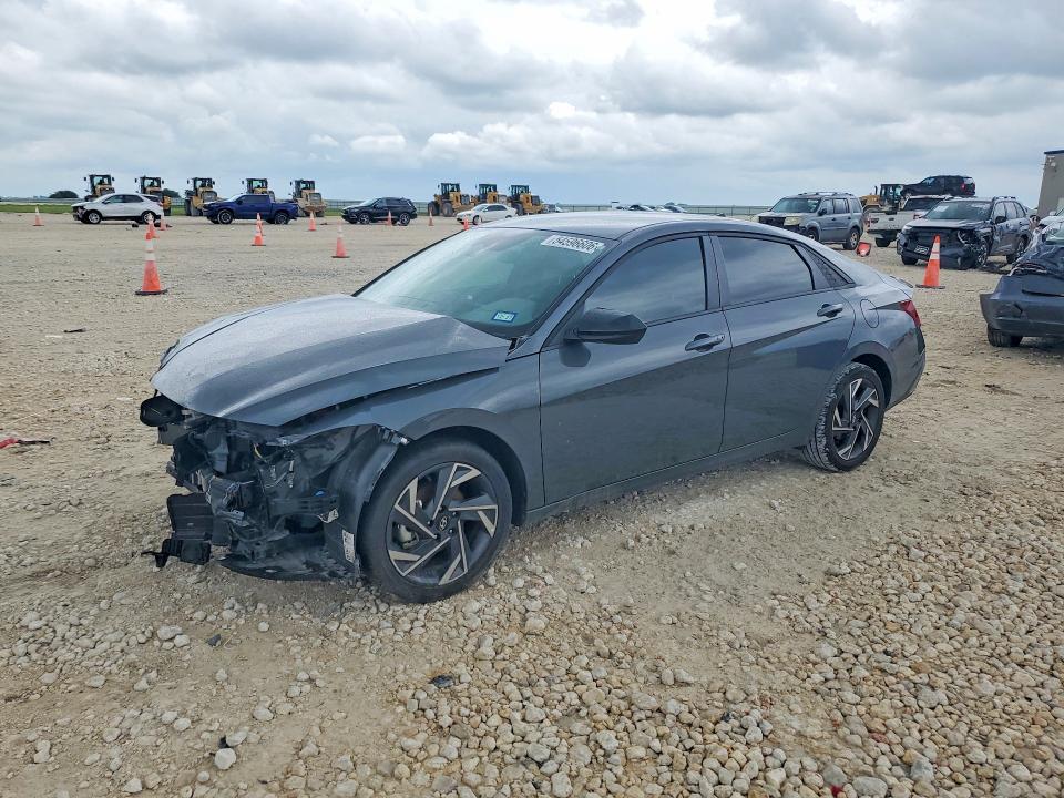2025 Hyundai Elantra VIN KMHLM4DJ0SU153125 COPART salvage auction — FRONT END, Tx - Salvage Vehicle Title, sold $5,500 on 2026-07-16 (photo 1)