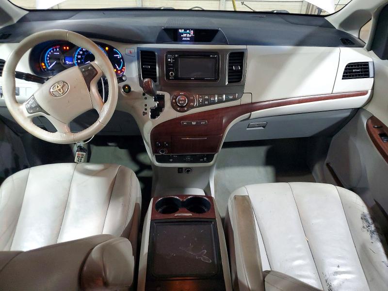 2013 Toyota Sienna VIN 5TDDK3DC4DS058732 COPART salvage auction — FRONT END, Tn - Salvage Certificate, sold $2,600 on 2026-07-28 (photo 8)