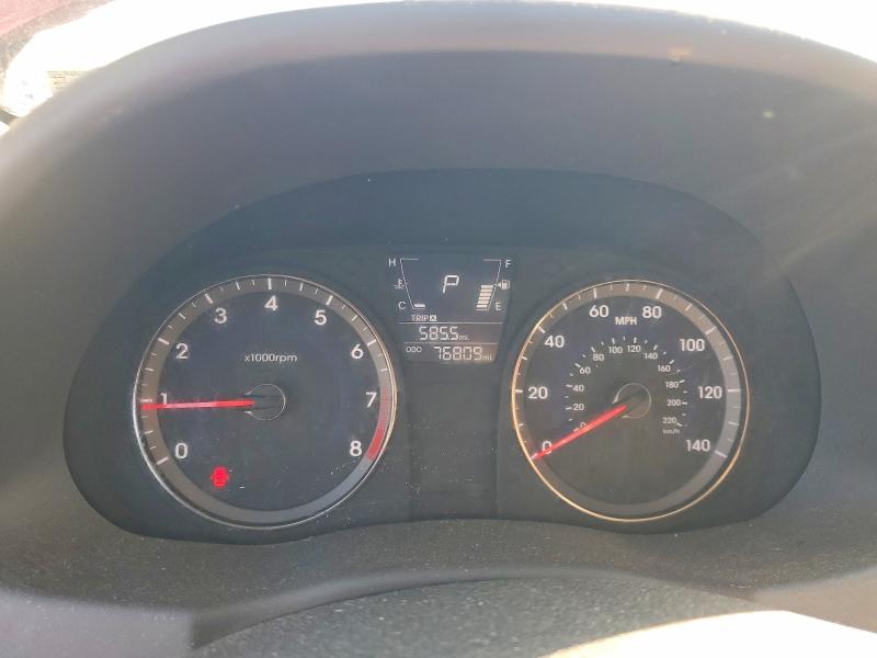2012 Hyundai Accent VIN KMHCT4AE1CU041395 COPART salvage auction — REAR END, VA - CERT OF TITLE - SALVAGE, sold $900 on 2026-07-08 (photo 9)