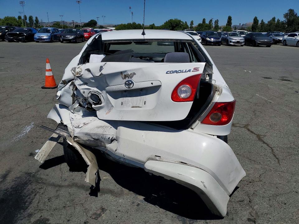2008 Toyota Corolla VIN 1NXBR30E88Z948710 COPART salvage auction — REAR END, Ca - Dlr/Dis/Exp Only Salvage Title, sold $925 on 2026-07-10 (photo 6)