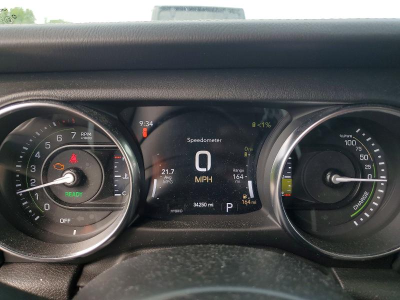 2023 Jeep Wrangler / VIN 1C4JJXP64PW513537 COPART salvage auction — MINOR DENT/SCRATCHES, Mo - Certificate Of Title, sold $21,000 on 2026-07-02 (photo 9)