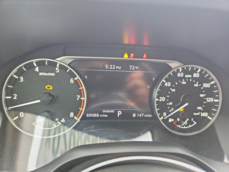 2021 Nissan Rogue VIN JN8AT3AA9MW004480 COPART salvage auction — FRONT END, Tx - Salvage Vehicle Title, sold $3,500 on 2026-07-10 (photo 9)