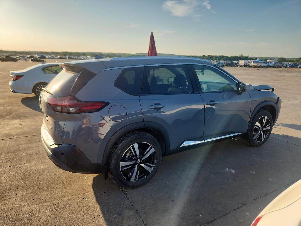 2021 Nissan Rogue VIN 5N1AT3CA8MC807240 COPART salvage auction — FRONT END, Tx - Salvage Vehicle Title, sold $8,900 on 2026-07-02 (photo 3)