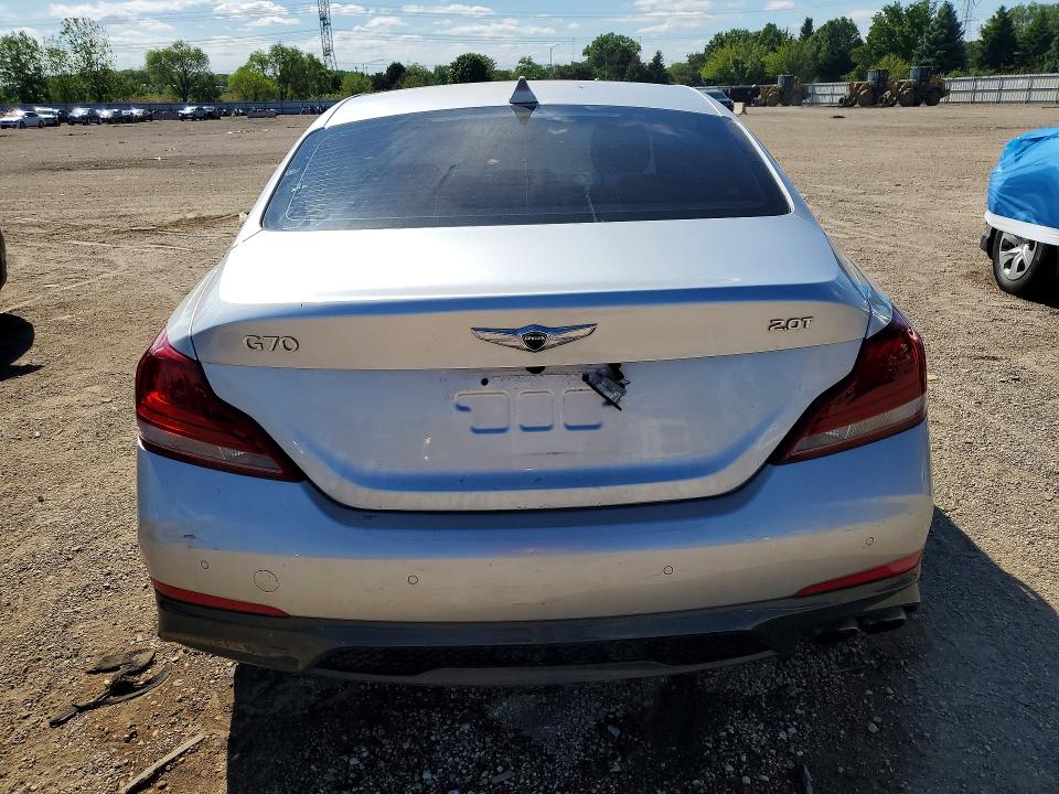 2019 Genesis G70 VIN KMTG34LA4KU012828 COPART salvage auction — SIDE, Il - Salvage Certificate, sold $4,450 on 2026-07-28 (photo 6)