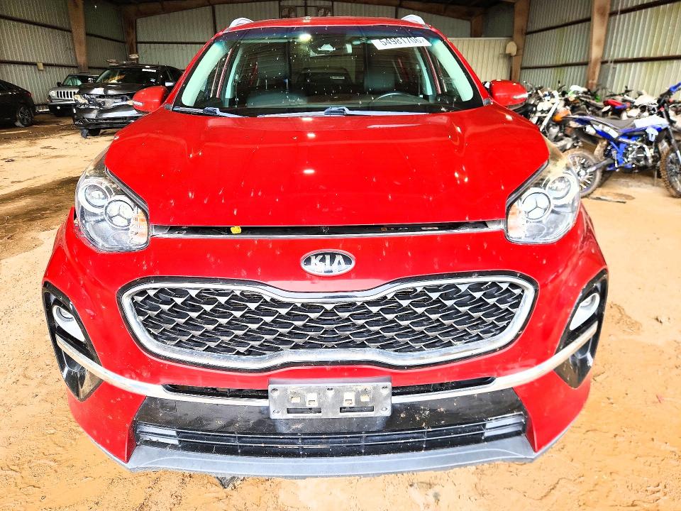 2020 Kia Sportage VIN KNDPN3AC4L7733691 COPART salvage auction — FRONT END, Tx - Salvage Vehicle Title, sold $3,700 on 2026-07-20 (photo 5)