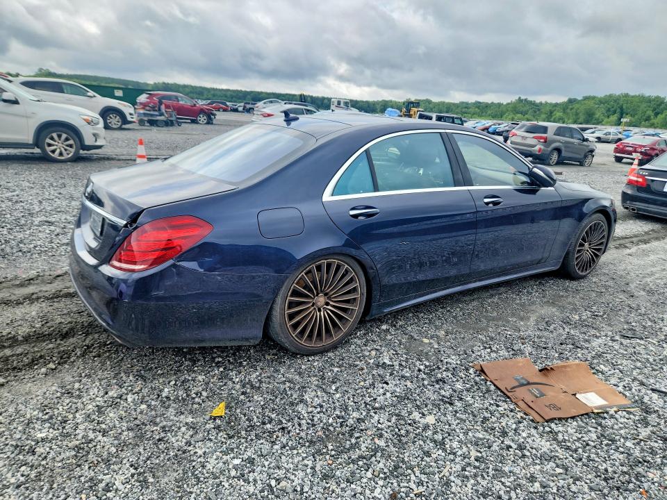 2015 Mercedes-benz S class VIN WDDUG8CB9FA070789 COPART salvage auction — MINOR DENT/SCRATCHES, SC - CERTIFICATE OF TITLE (P), sold $6,800 on 2026-08-13 (photo 3)