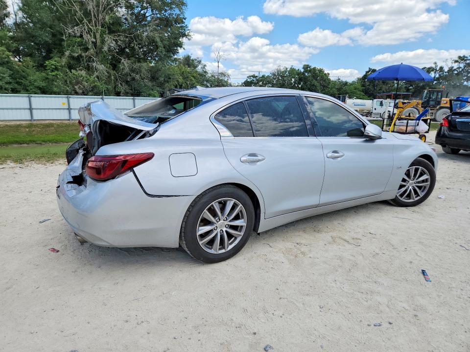 2020 Infiniti Q50 VIN JN1EV7AP2LM207145 COPART salvage auction — REAR END, Fl - Certificate Of Destruction, sold $1,600 on 2026-07-21 (photo 3)