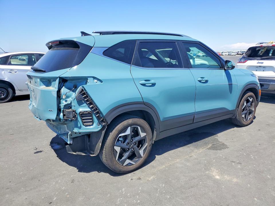 2025 Kia Seltos VIN KNDERCAA7S7703402 COPART salvage auction — REAR END, Ca - Salvage Certificate, sold $8,800 on 2026-07-06 (photo 3)