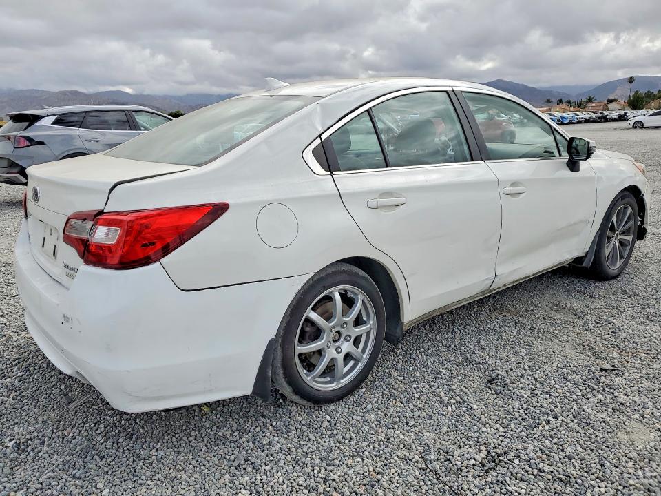 2016 Subaru LEGACY VIN 4S3BNAN68G3050182 COPART salvage auction — ROLLOVER, Salvage Title, sold $400 on 2026-07-29 (photo 3)