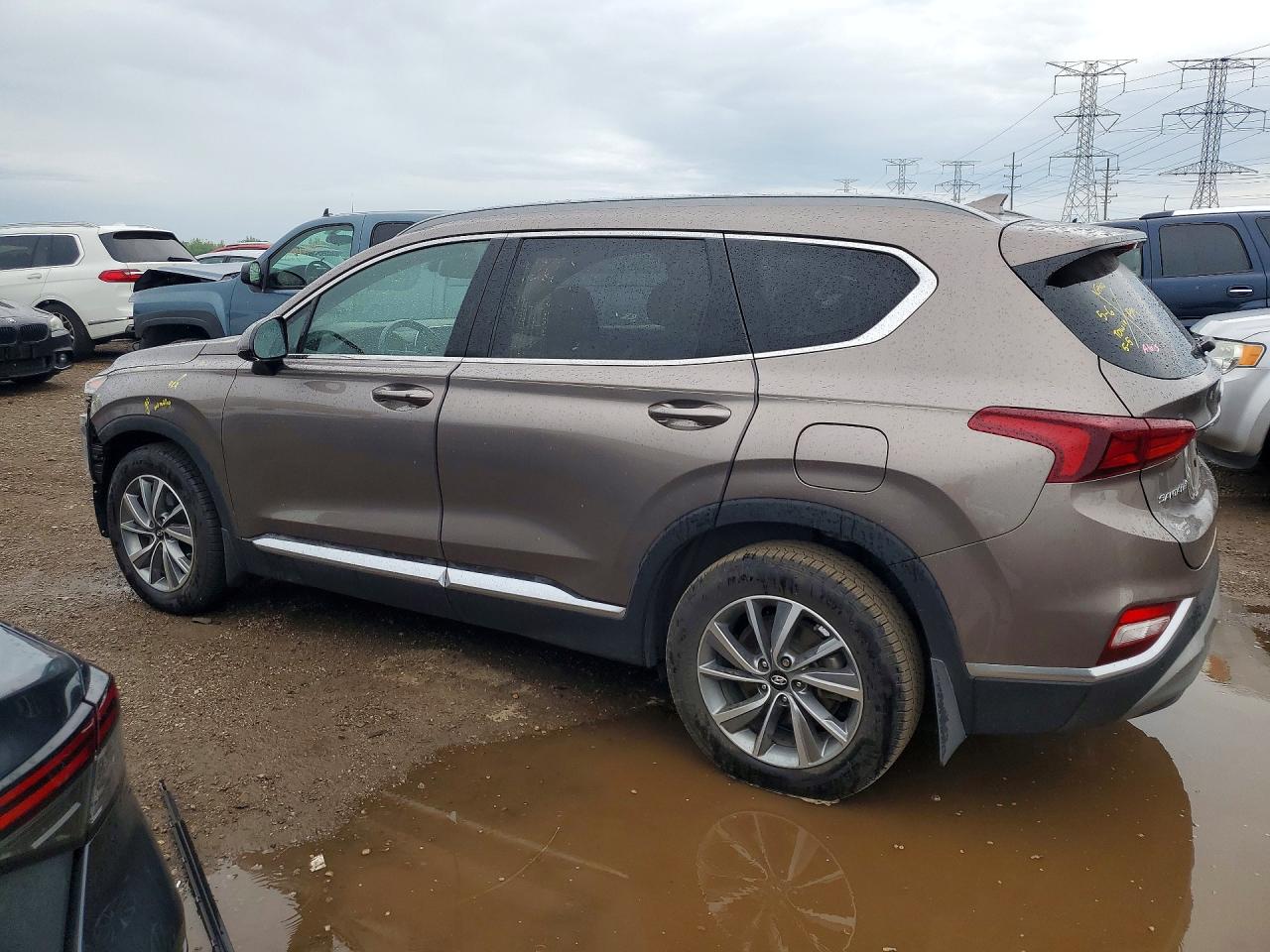 2019 Hyundai Santa Fe VIN 5NMS33ADXKH049051 COPART salvage auction — Front End, IL - SALVAGE CERTIFICATE, sold $5,600 on 2026-06-30 (photo 2)