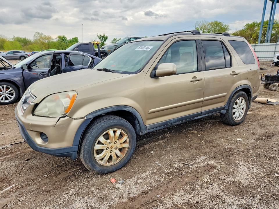 2005 Honda Cr-v VIN JHLRD789X5C011412 COPART salvage auction — NORMAL WEAR, Il - Certificate Of Title, sold $725 on 2026-07-06 (photo 1)