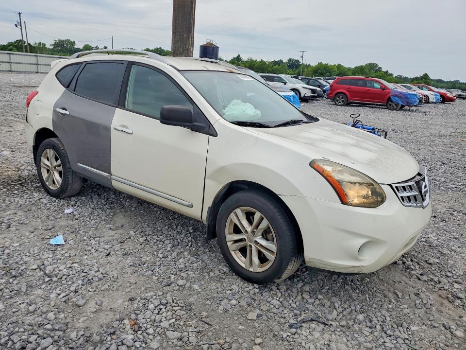 2015 Nissan Rogue VIN JN8AS5MT7FW673295 COPART salvage auction — FRONT END, AL - CERT OF TITLE-SALVAGE TITLE, sold $325 on 2026-07-02 (photo 4)