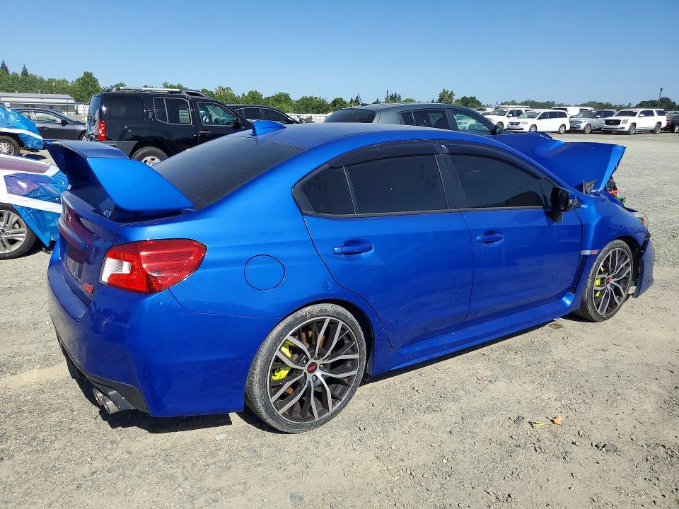2021 Subaru Wrx VIN JF1VA2S63M9803456 COPART salvage auction — FRONT END, CA - DIS/DLR/EXP ONLY CLEAN TITLE (P), sold $12,800 on 2026-07-28 (photo 3)