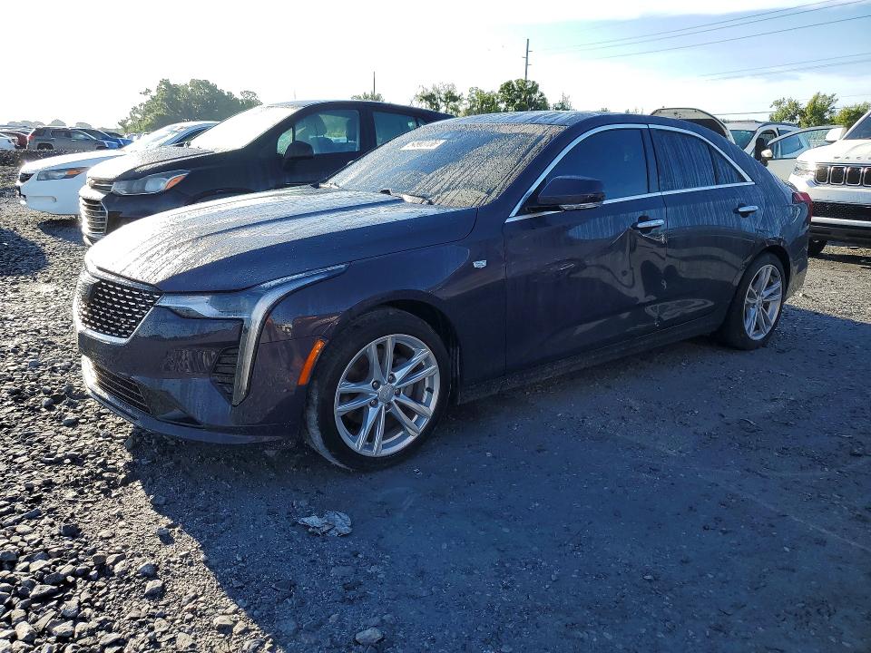 2024 Cadillac Ct4 VIN 1G6DA5RK1R0126075 COPART salvage auction — REAR END, Fl - Cert Of Title Slvg Rebuildable, sold $8,600 on 2026-07-06 (photo 1)