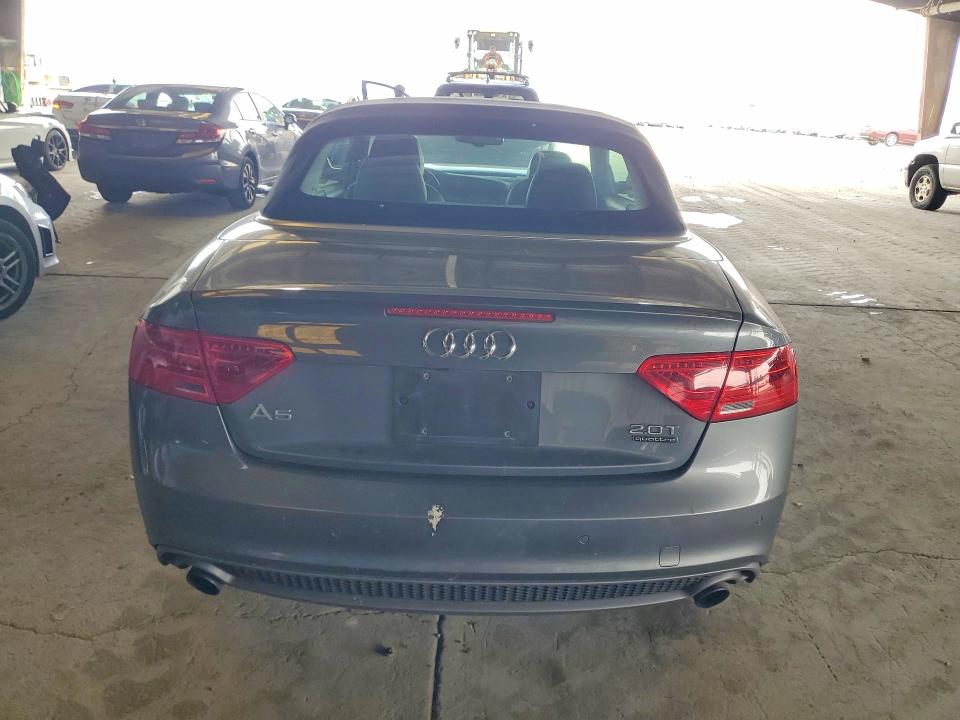 2022 Audi A5 VIN WAUMFAFH7FN007796 COPART salvage auction — FRONT END, Ca - Salvage Certificate, sold $1,250 on 2026-07-16 (photo 6)