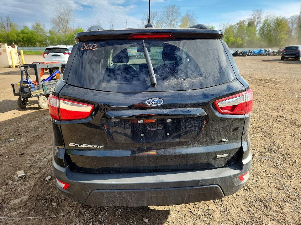 2020 Ford Ecosport VIN MAJ3S2GE1LC340481 COPART salvage auction — FRONT END, Oh - Cert Of Title-Salvage, sold $1,050 on 2026-07-29 (photo 6)