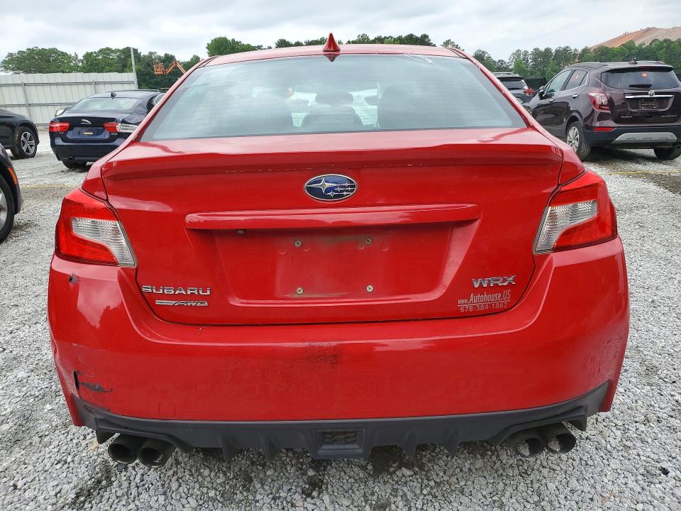 2016 Subaru VIN JF1VA1J67G8802199 COPART salvage auction — FRONT END, Ga - Certificate Of Title, sold $2,150 on 2026-07-23 (photo 6)