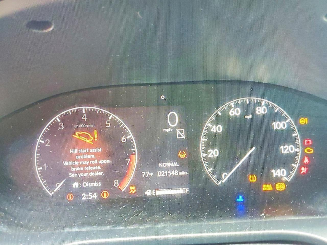 2023 Honda HR-V VIN 3CZRZ1H30PM722295 COPART salvage auction — Front End, TX - SALVAGE VEHICLE TITLE, sold $5,000 on 2026-06-25 (photo 9)