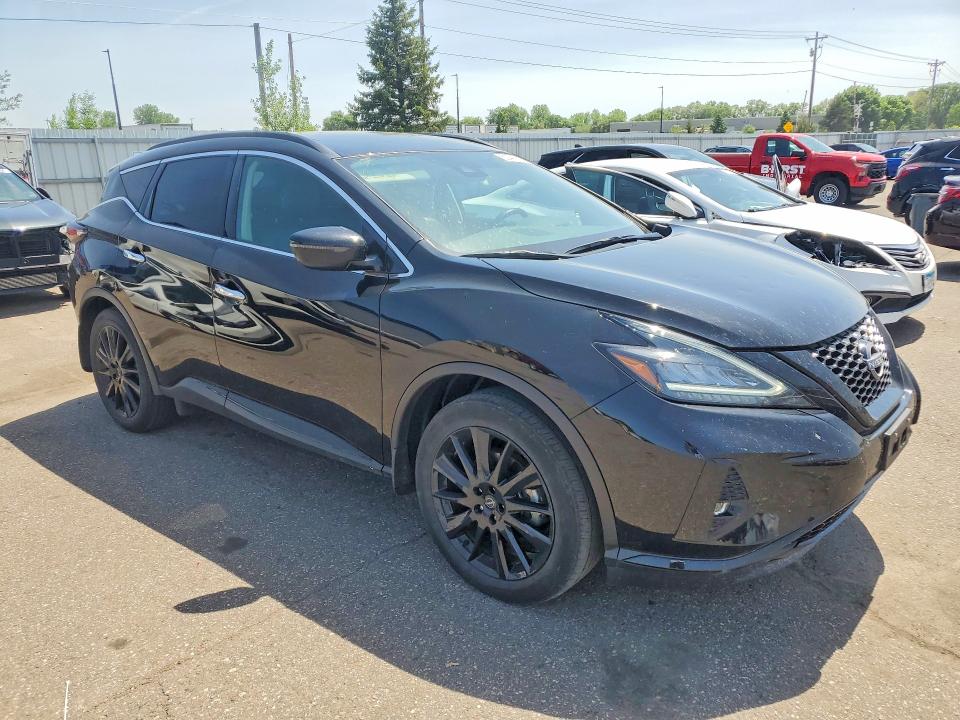 2024 Nissan Murano VIN 5N1AZ2BS0RC127875 COPART salvage auction — HAIL, Mn - Cert Of Title-Salvage, sold $11,600 on 2026-07-02 (photo 4)