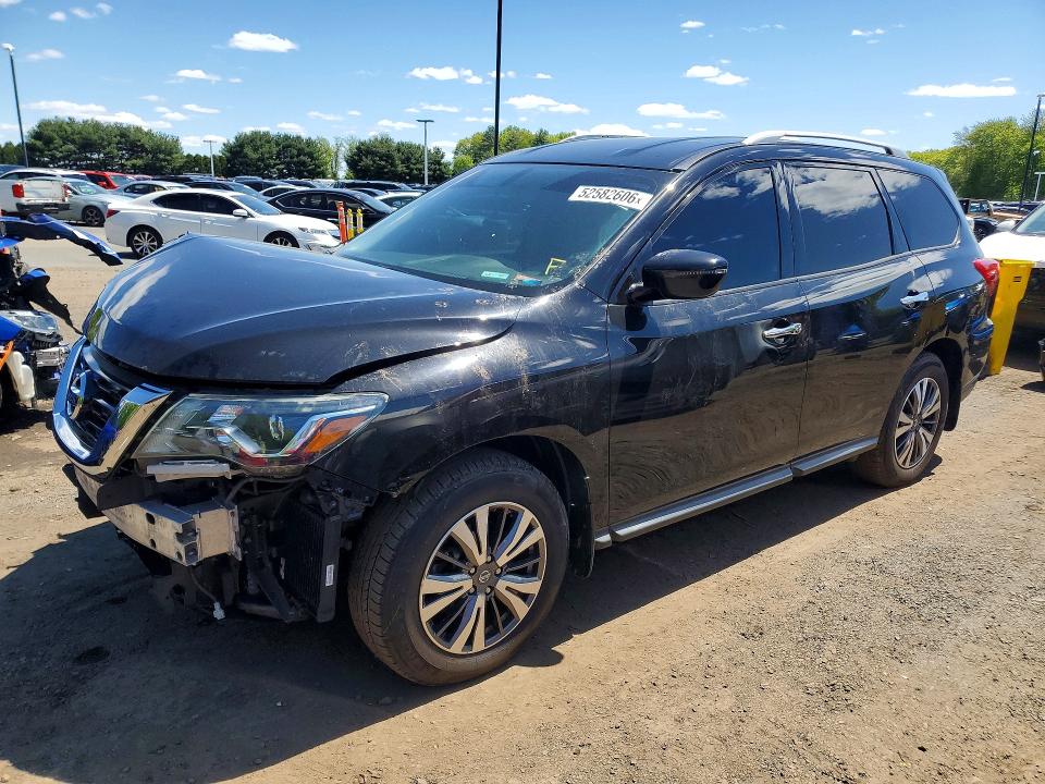 2017 Nissan Pathfinder VIN 5N1DR2MM9HC901423 COPART salvage auction — FRONT END, Ct - Cert Of Title-Salvage, sold $2,000 on 2026-07-02 (photo 1)