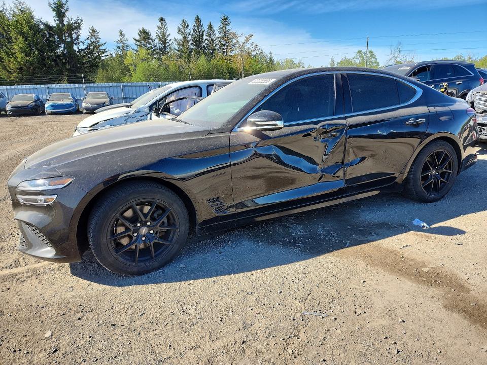 2023 Genesis G70 VIN KMTG34TA5PU113674 COPART salvage auction — SIDE, On - Permit No Brand - Unfit, sold $16,500 on 2026-07-07 (photo 1)