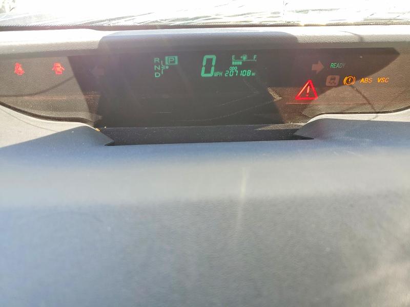 2007 Toyota Prius VIN JTDKB20UX73273702 COPART salvage auction — FRONT END, Ca - Dis/Dlr/Exp Only Clean Title, sold $400 on 2026-07-09 (photo 9)