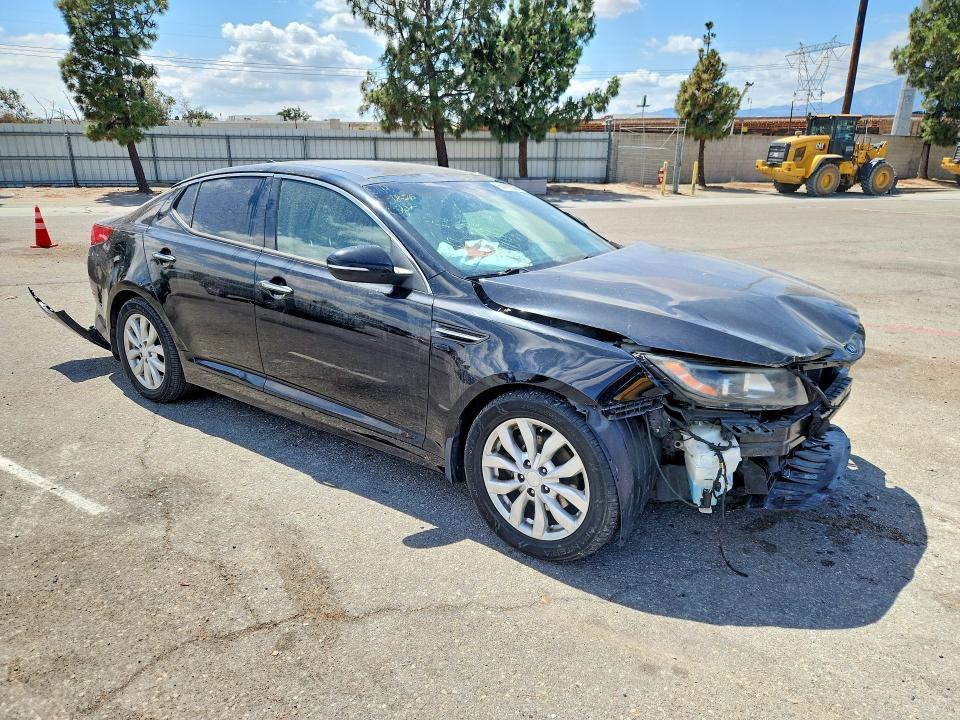 2014 Kia Optima VIN 5XXGN4A73EG338601 COPART salvage auction — FRONT END, Ca - Salvage Certificate, sold $150 on 2026-09-10 (photo 4)