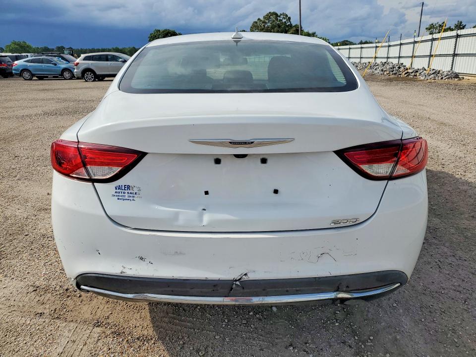 2016 Chrysler 200 VIN 1C3CCCAB1GN112085 COPART salvage auction — MECHANICAL, Al - Cert Of Title-Salvage Title, sold $1,275 on 2026-07-02 (photo 6)