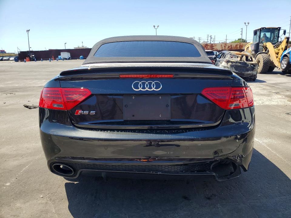 2014 Audi Rs5 VIN WUAC6AFH2EN901026 COPART salvage auction — FRONT END, Ca - Salvage Certificate, sold $11,100 on 2026-08-05 (photo 6)