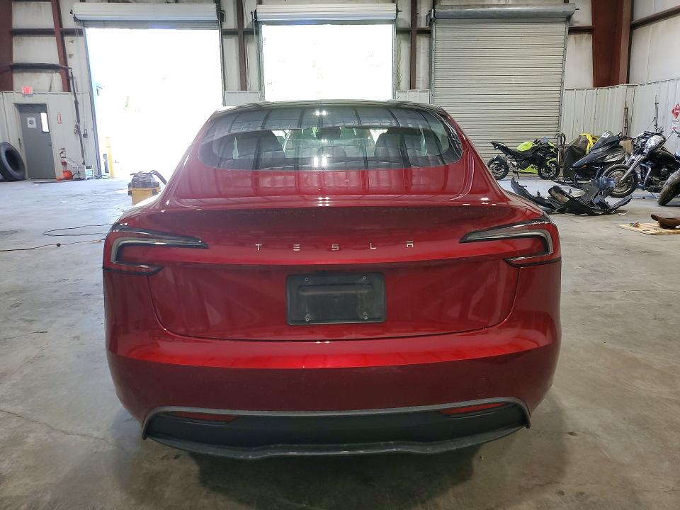 2025 Tesla Model 3 VIN 5YJ3E1EA3SF048618 COPART salvage auction — UNDERCARRIAGE, Ny - Mv-907A Salvage Certificate, sold $14,600 on 2026-07-06 (photo 6)