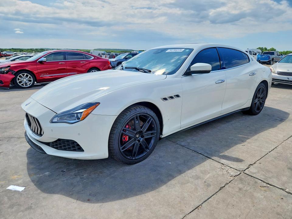 2019 Maserati Quattroporte VIN ZAM56YRA0K1314707 COPART salvage auction — FRONT END, Tx - Certificate Of Title, sold $175 on 2026-08-06 (photo 1)
