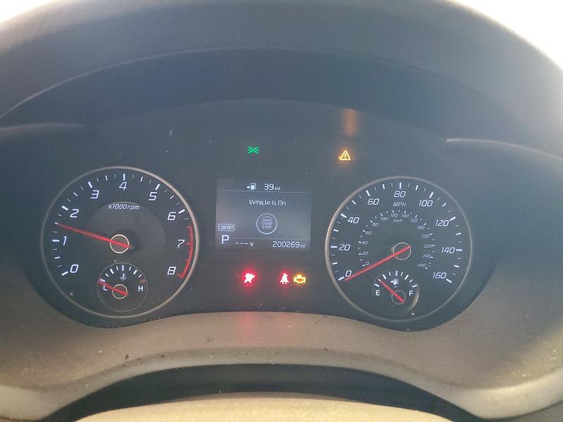 2018 Kia VIN KNAE15LA7J6013800 COPART salvage auction — FRONT END, TX - SALVAGE VEHICLE TITLE, sold $1,350 on 2026-07-24 (photo 9)