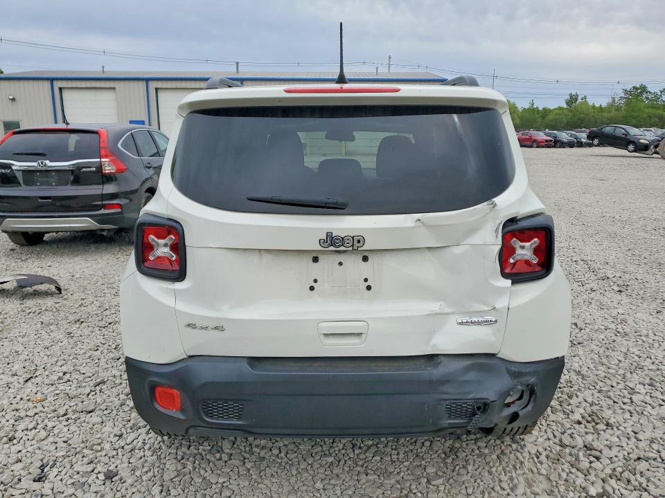 2018 Jeep VIN ZACCJBBBXJPJ23849 COPART salvage auction — REAR END, Id - Salvage Certificate Of Title, sold $1,500 on 2026-08-12 (photo 6)