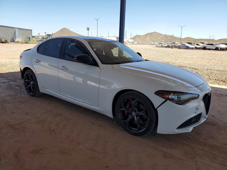 2019 Alfa romeo Giulia VIN ZARFAMAN6K7609540 COPART salvage auction — REAR END, Az - Cert Of Title - Salvage, sold $7,500 on 2026-07-07 (photo 4)