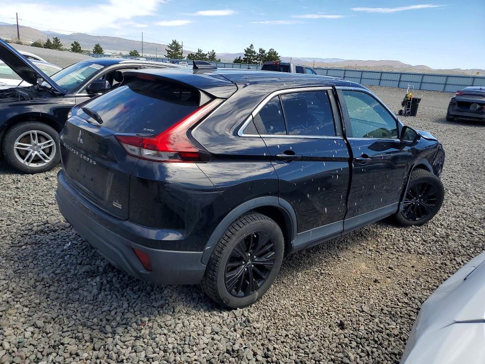2022 Mitsubishi ECLIPSE VIN JA4ATVAA2NZ046359 COPART salvage auction — SIDE, Nv - Salvage Title, sold $4,450 on 2026-07-09 (photo 3)