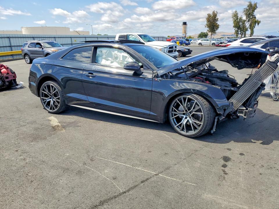 2019 Audi A5 VIN WAUSNAF59KA057374 COPART salvage auction — FRONT END, CA - SALVAGE CERTIFICATE, sold $1,300 on 2026-07-27 (photo 4)