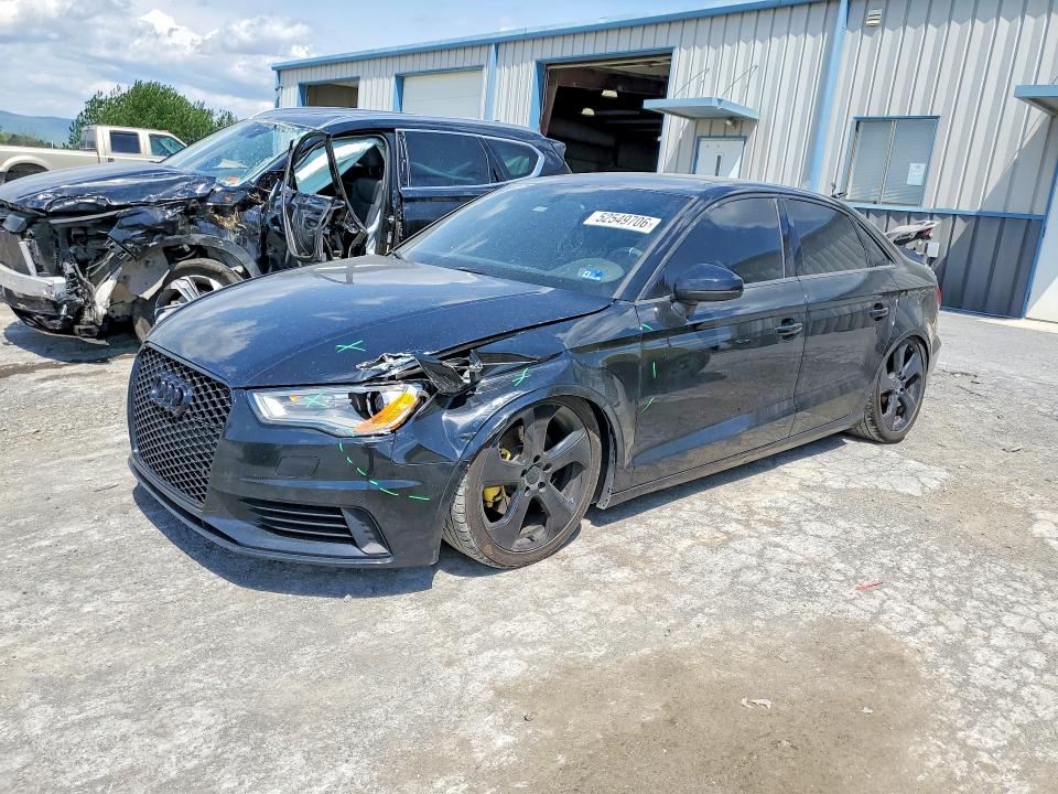 2015 Audi A3 VIN WAUACGFFXF1011149 COPART salvage auction — FRONT END, Pa - Certificate Of Salvage, sold $1,600 on 2026-07-17 (photo 1)