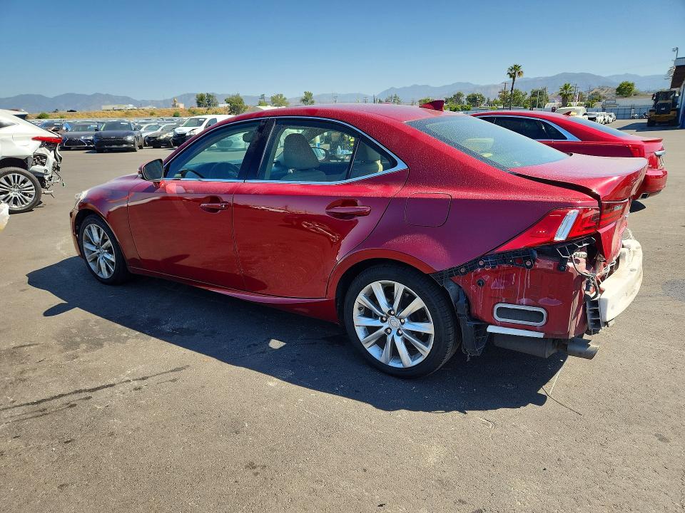 2013 Lexus Is VIN JTHBF1D27E5002636 COPART salvage auction — REAR END, CA - SALVAGE CERTIFICATE, sold $4,750 on 2026-07-29 (photo 2)